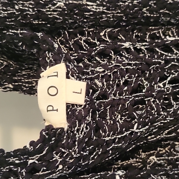 POL rainbow knit detail hooded duster size large - Picture 1 of 5